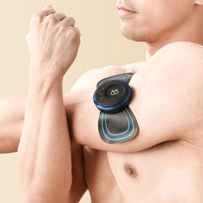 Portable Massager with 8 Modes and LCD Screen – Mini Muscle Stimulator for Pain Relief