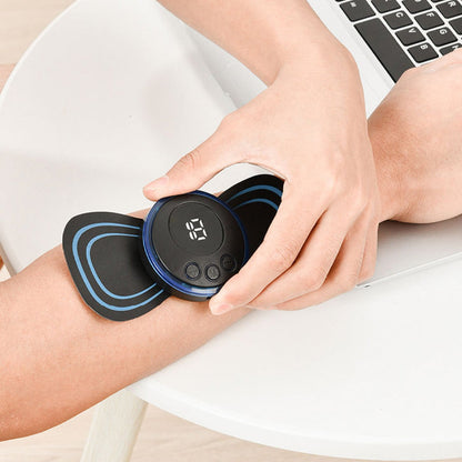 Portable Massager with 8 Modes and LCD Screen – Mini Muscle Stimulator for Pain Relief