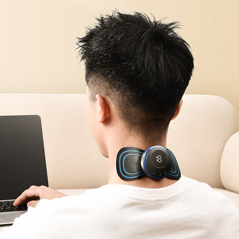 Portable Massager with 8 Modes and LCD Screen – Mini Muscle Stimulator for Pain Relief