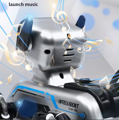 🎮Remote & Watch Control Stunt Spray Robot Dog