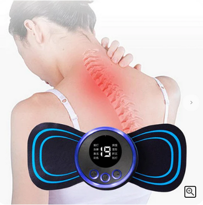 Portable Massager with 8 Modes and LCD Screen – Mini Muscle Stimulator for Pain Relief