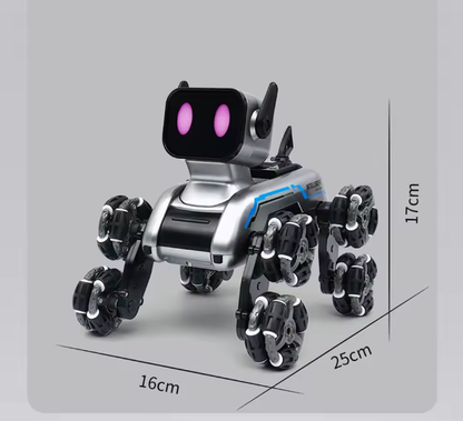 🎮Remote & Watch Control Stunt Spray Robot Dog