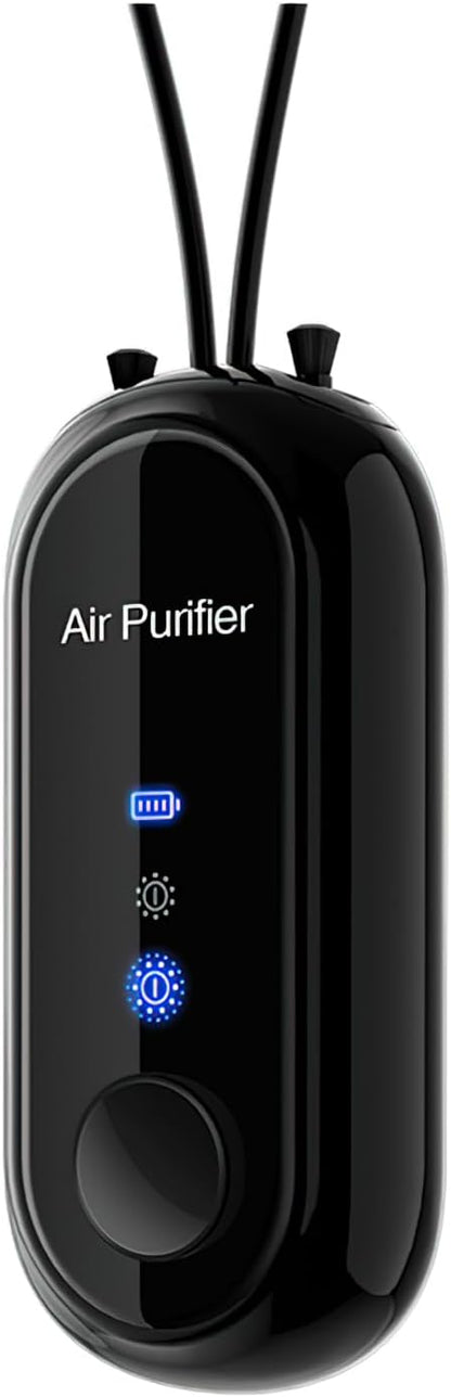 Portable Negative Ion Air Purifier Necklace, Personal Wearable Purification Device,1.2 Billion Ion Output