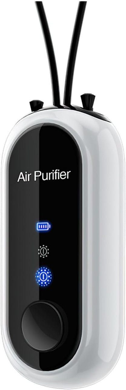Portable Negative Ion Air Purifier Necklace, Personal Wearable Purification Device,1.2 Billion Ion Output